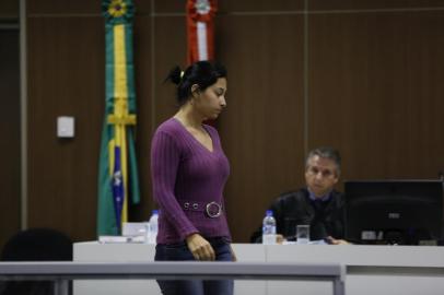  FLORIANOPOLIS, SC, BRASIL, 17.11.2016: Mulher que matou ex-namorado foi  a julgamento em Florianópolis. (Foto: Diorgenes Pandini/Agência RBS)