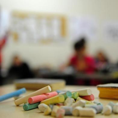  Sala de áula na Escola de Educação Básica Irineu BornhausenIndexador:                                 