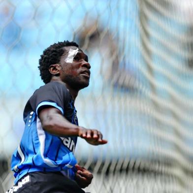  PORTO ALEGRE, RS, BRASIL, 20-11-2016. Grêmio enfrenta o América pela 36ª Rodada do Brasileirão na Arena do Grêmio. Jogador Negueba.  (LAURO ALVES/AGÊNCIA RBS)