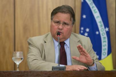 Brasília - Ministro da Secretaria de Governo, Geddel Vieira Lima, durante coletiva sobre a reunião dos líderes com Michel Temer (Fabio Rodrigues Pozzebom/Agência Brasil)