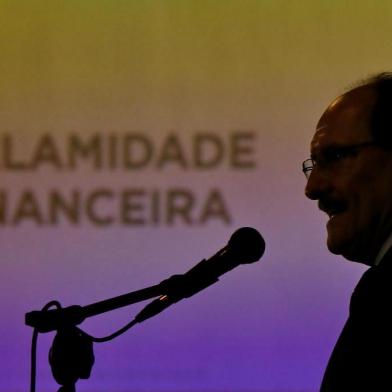 RIO GRANDE DO SUL, PALÁCIO PIRATINI, PORTO ALEGRE. Nesta segunda-feira, 21/11/2016, o governador do RS, José Ivo Sartori, faz anúncio de pacote com medidas para conter a crise no RS.  (LAURO ALVES/AGÊNCIA RBS)