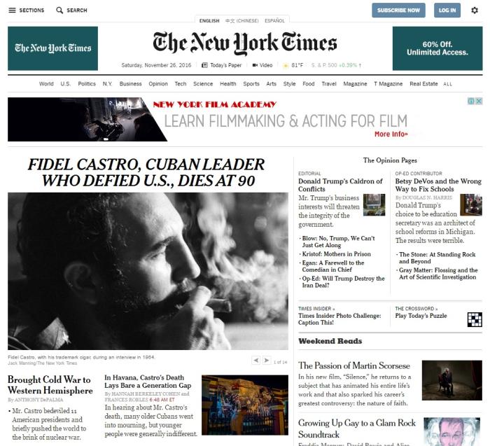 Reprodução / The NY Times