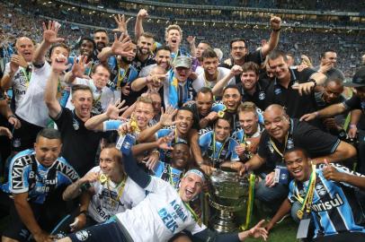  PORTO ALEGRE, RS, BRASIL 07/12/2016  - O Grêmio recebe o Atlético-MG, na noite desta quarta-feira na Arena,  no jogo de volta da decisão da Copa do Brasil. (FOTO: FERNANDO GOMES /AGÊNCIA RBS).