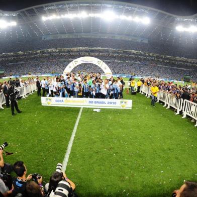  PORTO ALEGRE, RS, BRASIL 07/12/2016  - O Grêmio recebe o Atlético-MG, na noite desta quarta-feira na Arena,  no jogo de volta da decisão da Copa do Brasil. (FOTO: FERNANDO GOMES /AGÊNCIA RBS).