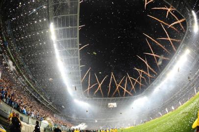  PORTO ALEGRE, RS, BRASIL 07/12/2016  - O Grêmio recebe o Atlético-MG, na noite desta quarta-feira na Arena,  no jogo de volta da decisão da Copa do Brasil. (FOTO: FERNANDO GOMES /AGÊNCIA RBS).