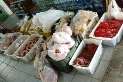 Mais de uma tonelada de carne apreendida em Cachoeira do Sul