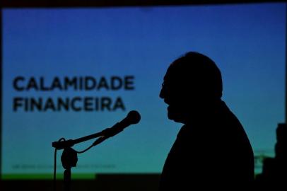  RIO GRANDE DO SUL, PALÁCIO PIRATINI, PORTO ALEGRE. Nesta segunda-feira, 21/11/2016, o governador do RS, José Ivo Sartori, faz anúncio de pacote com medidas para conter a crise no RS. (LAURO ALVES/AGÊNCIA RBS)