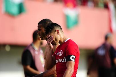  RIO DE JANEIRO, RJ, BRASIL 11/12/2016 - O Inter enfrenta o Fluminense no Estádio Giulite Coutinho, em Mesquita, no Rio de Janeiro, em busca da permanência na Série A do Campeonato Brasileiro. (FOTO: BRUNO ALENCASTRO/AGÊNCIA RBS).