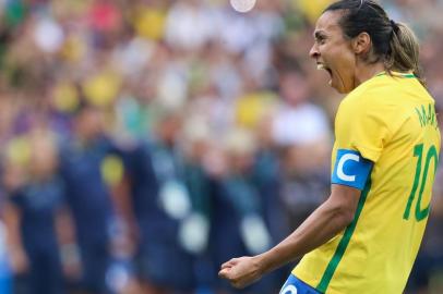 RIO DE JANEIRO 16/08/2016 - MARACANÃ¿ - Brasil X SuÃ©cia pelas semifinais de futebol feminino, durante os jogos olÃ­mpicos Rio 2016, no Rio de Janeiro. FlÃ¡vio Florido/Exemplus/COBRIO DE JANEIRO 16/08/2016 - MARACANÃ - Brasil X SuÃ©cia pelas semifinais de futebol feminino, durante os jogos olÃ­mpicos Rio 2016, no Rio de Janeiro. Flávio Florido/Exemplus/COBLocal: Rio de JaneiroIndexador: Flavio Florido/Exemplus/COBFonte: Flavio Florido/Exemplus/COB