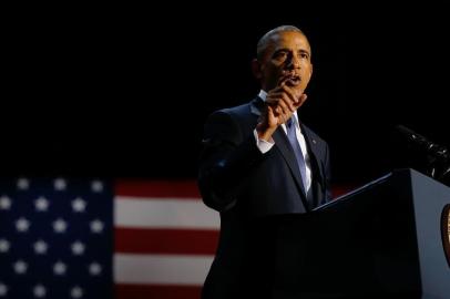 U.S. President Barack Obama delivers his farewell address in ChicagoU.S. President Barack Obama delivers his farewell address in Chicago, Illinois, U.S., January 10, 2017. REUTERS/Jonathan Ernst - RTX2YEK4Editoria: ALocal: CHICAGOIndexador: © Jonathan Ernst / ReutersSecao: POLFonte: X90178