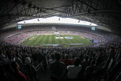 CRUZEIRO X ATLÉTICO-MG

MG - CAMPEONATO MINEIRO/CRUZEIRO X ATLÉTICO-MG - ESPORTES - Vista geral do Estádio Mineirão durante a partida entre Cruzeiro e Atlético Mineiro,   antecipada da 3ª rodada do Campeonato Mineiro, em Belo Horizonte, neste domingo.   03/02/2013 - Foto: SAMUEL COSTA/HOJE EM DIA/ESTADÃO CONTEÚDO

Editoria: ESPORTES
Local: BELO HORIZONTE
Indexador: SAMUEL COSTA
Fonte: JORNAL HOJE EM DIA
Fotógrafo: HOJE EM DIA