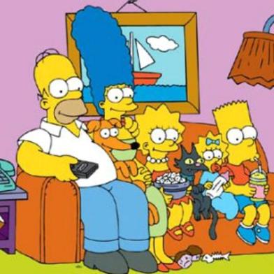 simpsons, sofá, desenho, animado, seriado, blog, produção em série, 