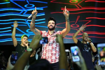 O club Privilège Xangri-lá recebeu o aniversário de 2 anos da Woods Atlântida, com o show nacional do cantor Gusttavo Lima. NA FOTO: Gusttavo Lima