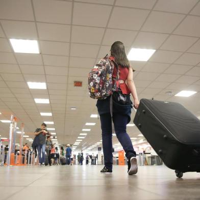  FLORIANÓPOLIS, SC, BRASIL, 21-12-2016: Aeroporto internacional de Florianópolis Hercílio Luz.