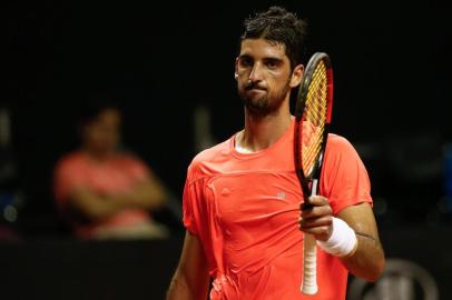  

São  Paulo-SP - 28/02/2017 - BRASIL OPEN 2017 - Diego SCHWARTZMAN (ARG) e Thomaz BELLUCCI (BRA) no Brasil Open 2017.  Foto: Marcello Zambrana/DGW Comunicaçãoo