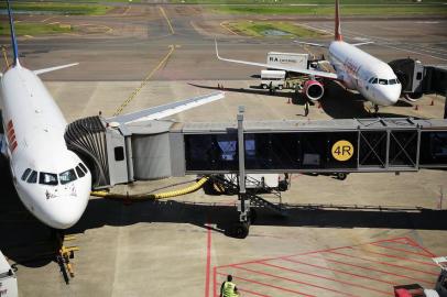  PORTO ALEGRE, RS, BRASIL 15/03/2017 -  Obras no Aeroporto Salgado Filho - concessão à iniciativa privada. (FOTO: ANDERSON FETTER/AGÊNCIA RBS).