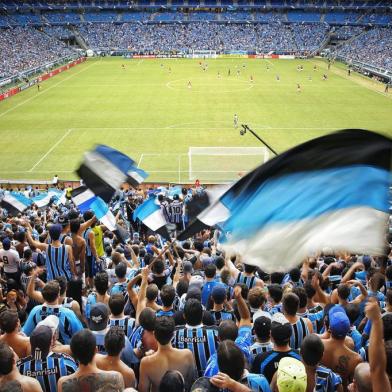  

PORTO ALEGRE, RS, BRASIL, 30/03/2014: Torcida Geral do Grêmio, durante o Gre-Nal 400. (Omar Freitas/Agência RBS, Esporte)
Indexador: Omar Freitas