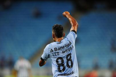 Léo Moura marca o terceiro gol do Grêmio sobre o Juventude pela 10ª rodada do Gauchão.