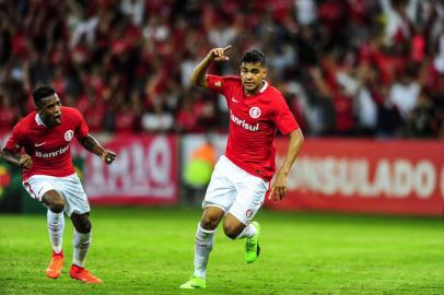 PORTO ALEGRE, RS, BRASIL - O Inter enfrenta o  Cruzeiro no estádio Beira-Rio em jogo válido pelas quartas de final do Gauchão. jogador Brenner. (FOTO: FÉLIX ZUCCO/AGÊNCIA RBS).