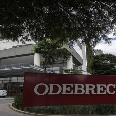 View of the headquarters of Brazilian construction giant Odebrecht SA in Sao Paulo, Brazil on March 2, 2017.For years, Brazil-based Odebrecht, one of the regions biggest construction companies, landed huge public works contracts across Latin America by paying hundreds of millions of dollars in bribes. / AFP PHOTO / NELSON ALMEIDA