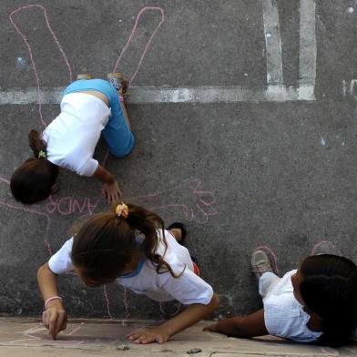 *** Educação Infantil 1-RicardoW *** Série sobre educação Infantil Municipal  na foto Alunos 1ª série da escola municipal Manoel Pereira dos Santos.