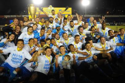  CAXIAS DO SUL, RS, BRASIL, 07-05-2017. Novo Hamburgo x Internacional disputam a segunda partida da final do Campeonato Gaúcho 2017, o Gauchão 2017, no Estádio Centenário na tarde deste domingo. Novo Hamburgo Campeão Gaúcho 2017. (FOTO: FÉLIX ZUCCO/AGÊNCIA RBS) 