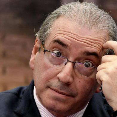  Brazilian deputy Eduardo Cunha, former president of the Lower House of Congress, is pictured during the session of the Committee on Constitution and Justice, in Brasilia on July 12, 2016.The once powerful speaker of Brazil's lower house of Congress Eduardo Cunha was sentenced on March 30, 2017 to 15 years in prison in a landmark for the country's battle against rampant, high-level corruption.  / AFP PHOTO / EVARISTO SAEditoria: POLLocal: BrasíliaIndexador: EVARISTO SASecao: parliamentFonte: AFPFotógrafo: STF