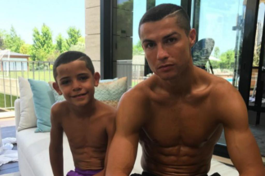 Filho de Cristiano Ronaldo marca golaço de bicicleta em treino do Real  Madrid | GZH