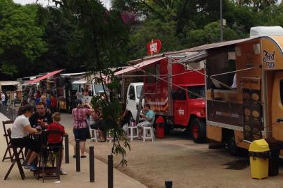 Food-truck-ódromo na Redenção, em Porto Alegre