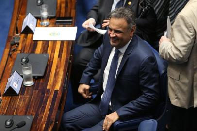 Aécio Neves retoma as atividades no Senado