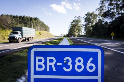 RS, BRASIL, 03-07-2017: Trecho duplicado da BR-386. (Foto: Mateus Bruxel / Agência RBS)