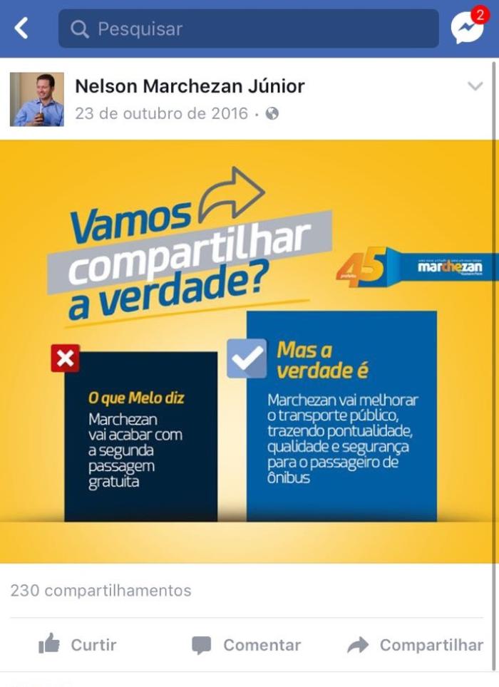 Reprodução / Facebook