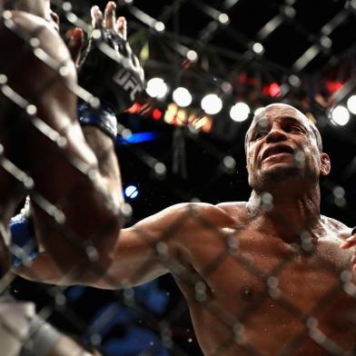 ANAHEIM, CA - JULY 29: Jon Jones looks on prior to a fight against Daniel Cormier in the Light Heavyweight title bout during UFC 214 at Honda Center on July 29, 2017 in Anaheim, California.   Sean M. Haffey/Getty Images/AFP