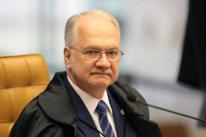 Ministro Edson Fachin durante sessão do Supremo Tribunal Federal (STF)