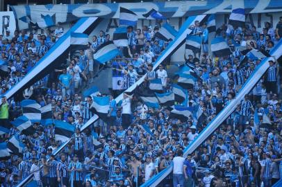  Torcida gremista durante confronto contra o Coritiba, na Arena do Grêmio. (Foto: Félix Zucco/Agência RBS)