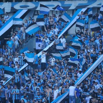  Torcida gremista durante confronto contra o Coritiba, na Arena do Grêmio. (Foto: Félix Zucco/Agência RBS)