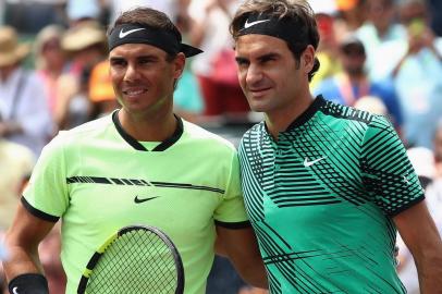 2017 Miami Open - Day 14

KEY BISCAYNE, FL - APRIL 02: Rafael Nadal of Spain in action against Roger Federer of Switzerland in the final at Crandon Park Tennis Center on April 2, 2017 in Key Biscayne, Florida.   Julian Finney/Getty Images/AFP

Editoria: SPO
Local: Key Biscayne
Indexador: JULIAN FINNEY
Secao: Tennis
Fonte: GETTY IMAGES NORTH AMERICA
Fotógrafo: STF