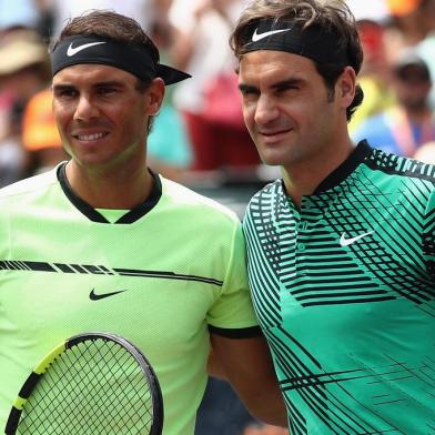 2017 Miami Open - Day 14

KEY BISCAYNE, FL - APRIL 02: Rafael Nadal of Spain in action against Roger Federer of Switzerland in the final at Crandon Park Tennis Center on April 2, 2017 in Key Biscayne, Florida.   Julian Finney/Getty Images/AFP

Editoria: SPO
Local: Key Biscayne
Indexador: JULIAN FINNEY
Secao: Tennis
Fonte: GETTY IMAGES NORTH AMERICA
Fotógrafo: STF