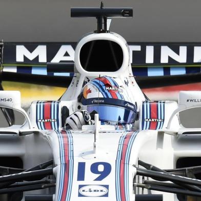 Williams Brazilian driver Felipe Massa drives during the third practice session at the Spa-Francorchamps circuit in Spa on August 26, 2017 ahead of the Belgian Formula One Grand Prix. / AFP PHOTO / John THYS