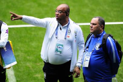 PORTO ALEGRE, RS, BRASIL, 30.08.2017.  integrantes da comissão técnica gaúcha da seleção brasileiraFoto: Carlos Macedo/Agência RBS