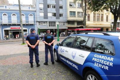  CAXIAS DO SUL, RS, BRASIL (13/02/2017) Guarda Municipal de Caxias do Sul. Guarda Municipal 2017 recebe outras incumbências. (Roni Rigon/pioneiro).