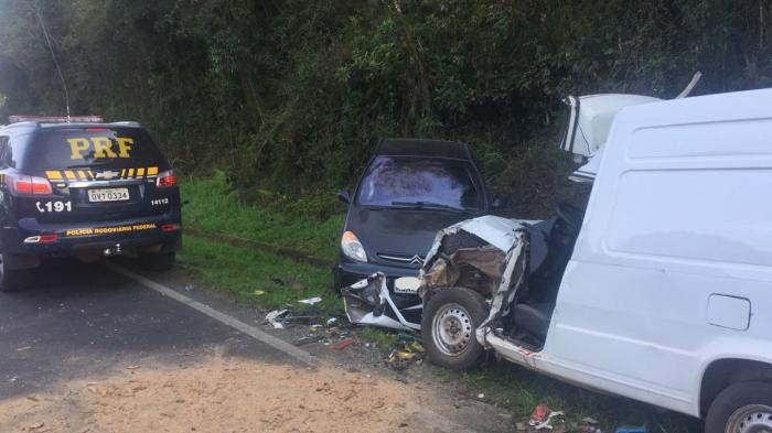 Polícia Rodoviária Federal / Acidente na BR-470