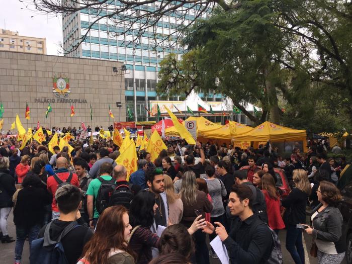 rdgol, professores, protesto, porto alegre, cpers