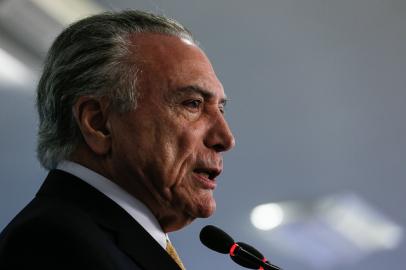 (Brasília - DF, 12/09/2017) Reunião com representantes do setor da indústria e centrais sindicais. Palavras do Presidente da República, Michel Temer. Foto: Beto Barata/PR