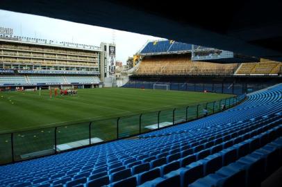 ***  FGOMES Inter BAires  ***Internacional faz o reconhecimento de campo do Estádio Camilo Cichero "La Bombonera", do Boca Juniors, em Buenos Aires, Argentina.