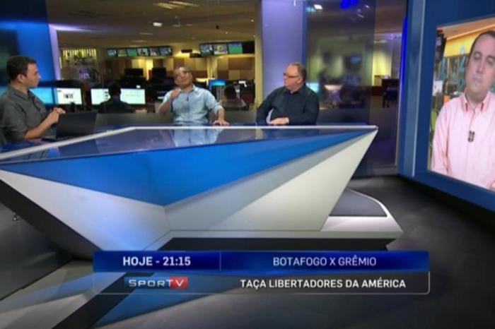 O narrador da Rádio Gaúcha e colunista da Zero Hora Pedro Ernesto Denardin comentou no Redação SporTV a expectativa para o jogo entre Botafogo e Grêmio na Libertadores.