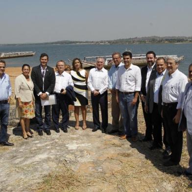 Temer está em Xambioá (TO) para o lançamento das obras de construção da ponte sobre o Rio Araguaia que liga o estado ao Pará.