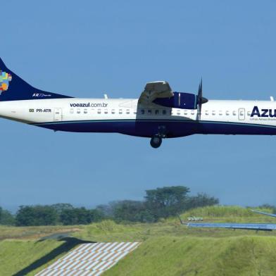 o turboélice ATR 72-600 da Azul Linhas Aéreas. 