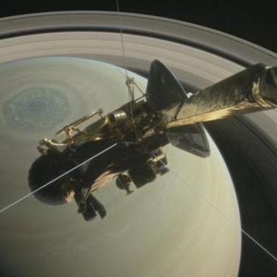  

Sonda Cassini encerra missão com mergulho inédito nos anéis de Saturno