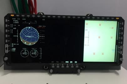 WAD display dos caças Gripen, da Saab, para a FAB